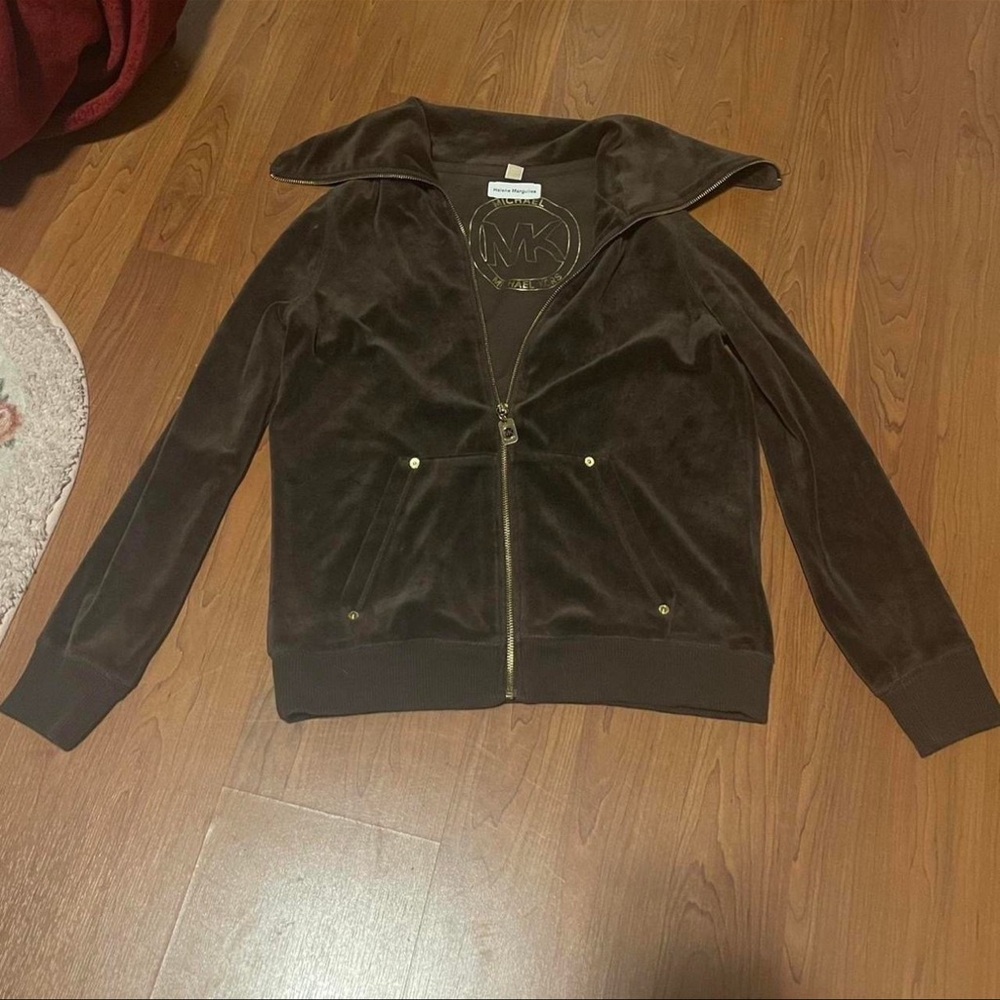 Michael Kors Brown Velvet Jacket
